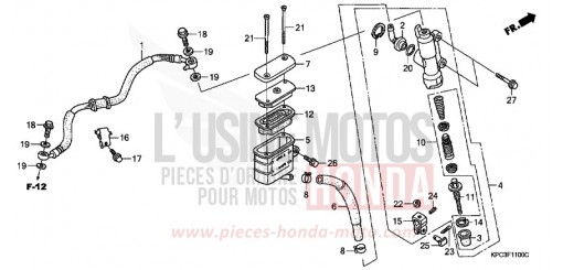 MAITRE-CYLINDRE FREIN AR. XL125V6 de 2006